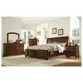 thumbnail image 1 of Matrix Furniture Baltimore Transitional Adult Style 4PC King Bedroom Set Made with Wood, 1 of 3
