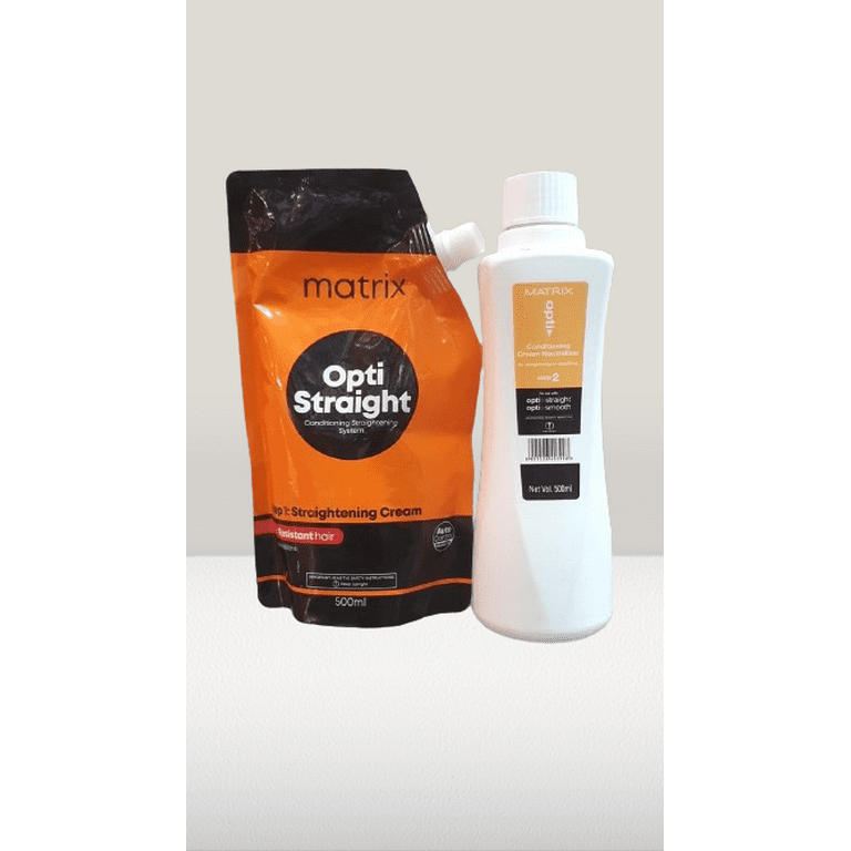 Matrix Hair Straightening Cream for Resistant Hair 500ml Neutralizer Neutralizing Cream 500ml