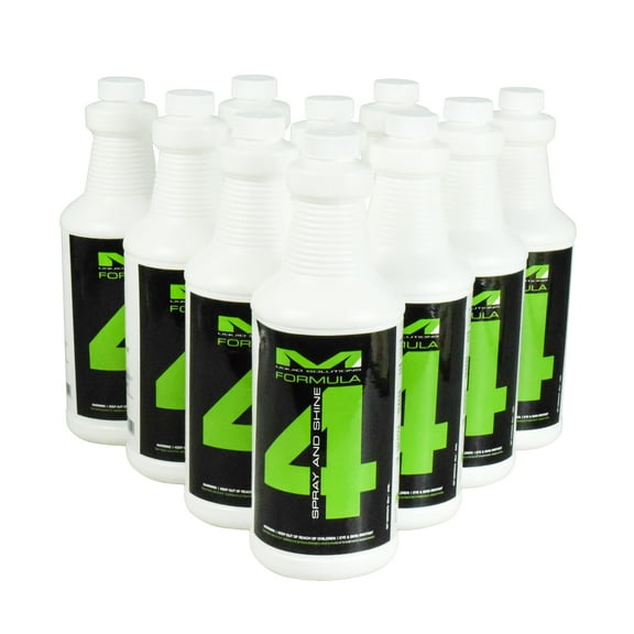 Matrix Liquid Solutions Formula 4 Biodegradable Spray & Shine Detailer 32oz 10 Pck