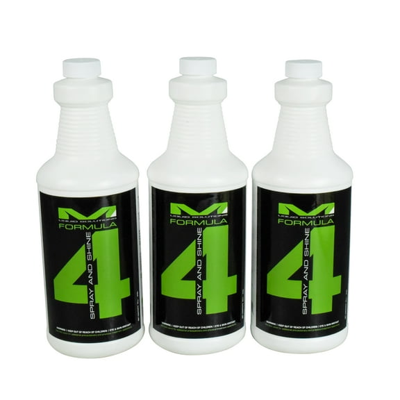 Matrix Liquid Solutions Formula 4 Biodegradable Spray & Shine Detailer 32oz 3 Pack