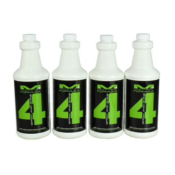 Matrix Liquid Solutions Formula 4 Biodegradable Spray & Shine Detailer 32oz 4 Pack