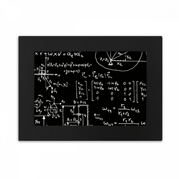 Matrix Mathematical Formulas Science Calculus Desktop Photo Frame Ornaments Picture Art Painting