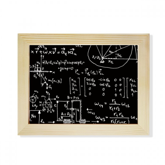 Matrix Mathematical Formulas Science Calculus Desktop Photo Frame Picture Art Decoration Painting 6x8 inch
