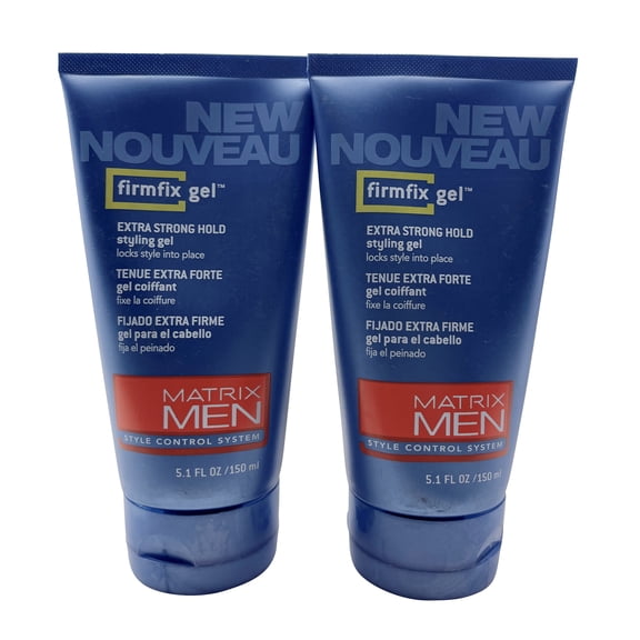 Matrix Men Firm Fix Gel Extra Strong Hold Styling Gel 5.1 oz Set of 2