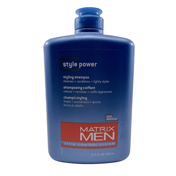 Matrix Men Style Power Styling Shampoo All Hair Types 13.5 oz