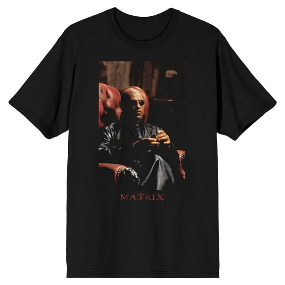 Matrix Morpheus Men's Black T-Shirt-XXL