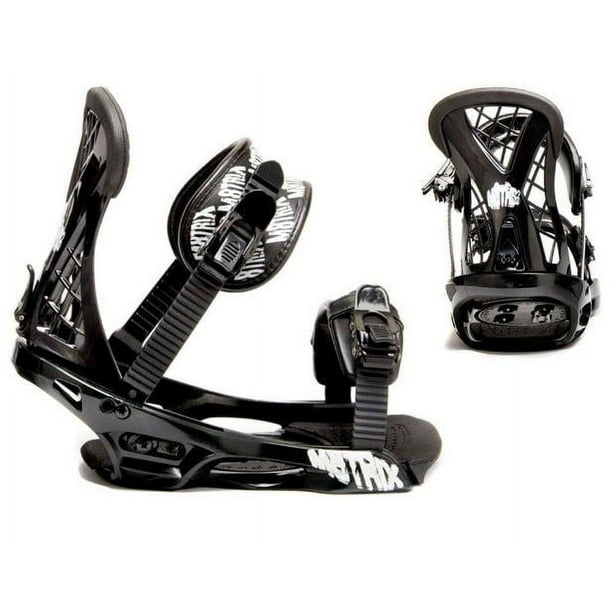 Matrix PH711 All Mountain Snowboard Bindings Black, Fits Most Men's