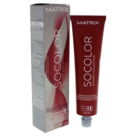 Matrix SoColor Blended Collection 3-ounce Permanent Cream 5A Medium Brown Ash