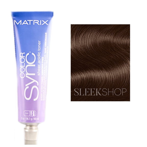 Matrix SoColor Color Sync Pre-Bonded Sheer Acidic Toner - Hair Color Translucent - Brunette Neutral