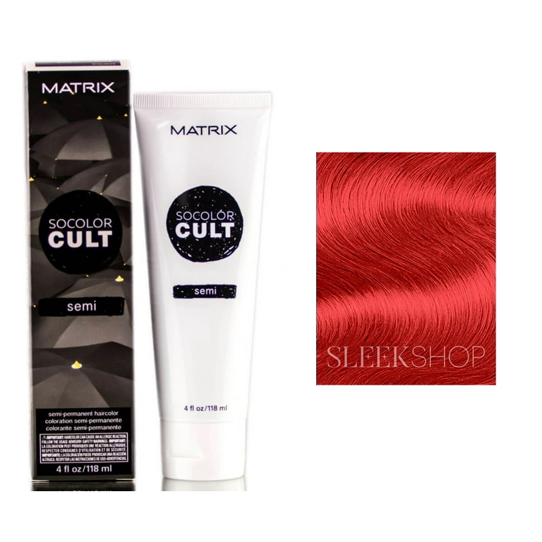 その他 MATRIX Matrix SoColor Cult Semi Perm Haircolor - Red Hot - Walmart.com