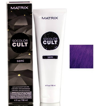 Matrix SoColor Cult Semi Perm Haircolor - Royal Purple - Pack of 1 with Sleek Comb