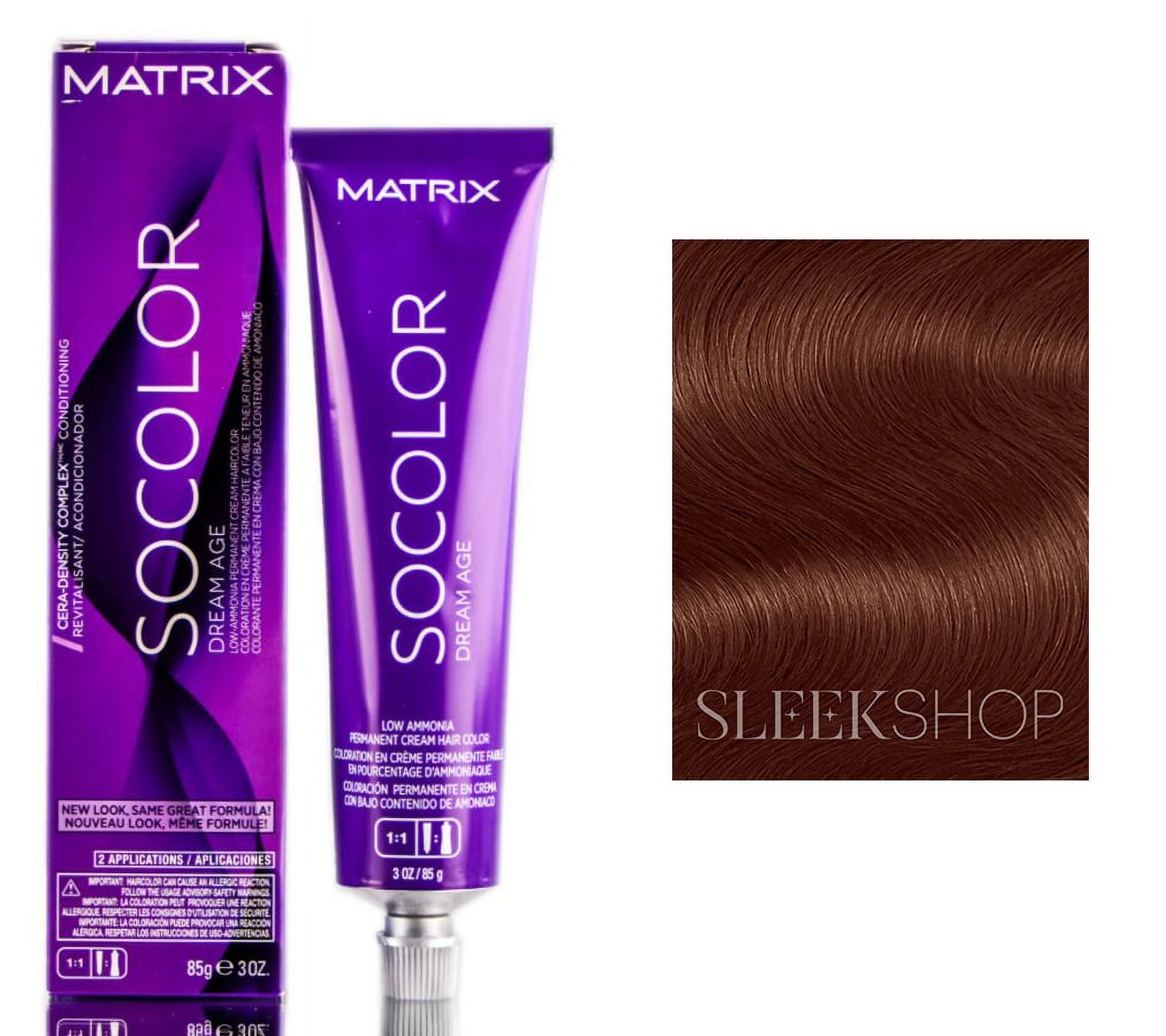 Matrix SoColor Dream Age Perm Cream Haircolor - 506BC Light Brown