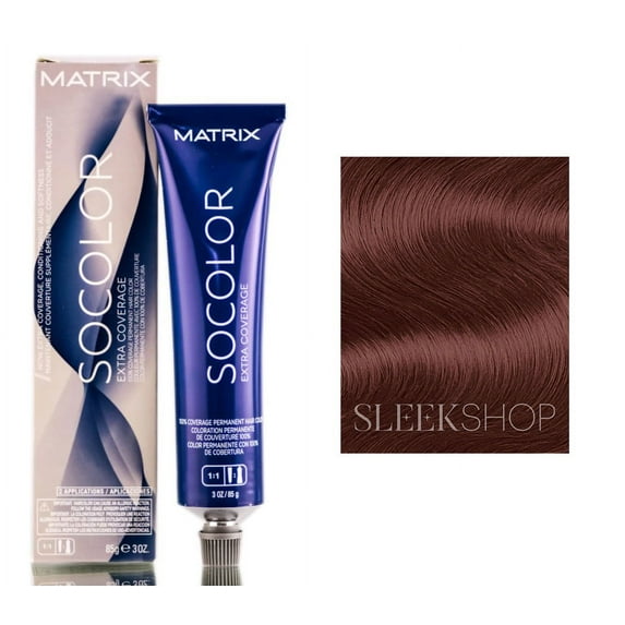 Matrix SoColor Extra Coverage Hair Color - 505R / Med Brown Red Extra Coverage