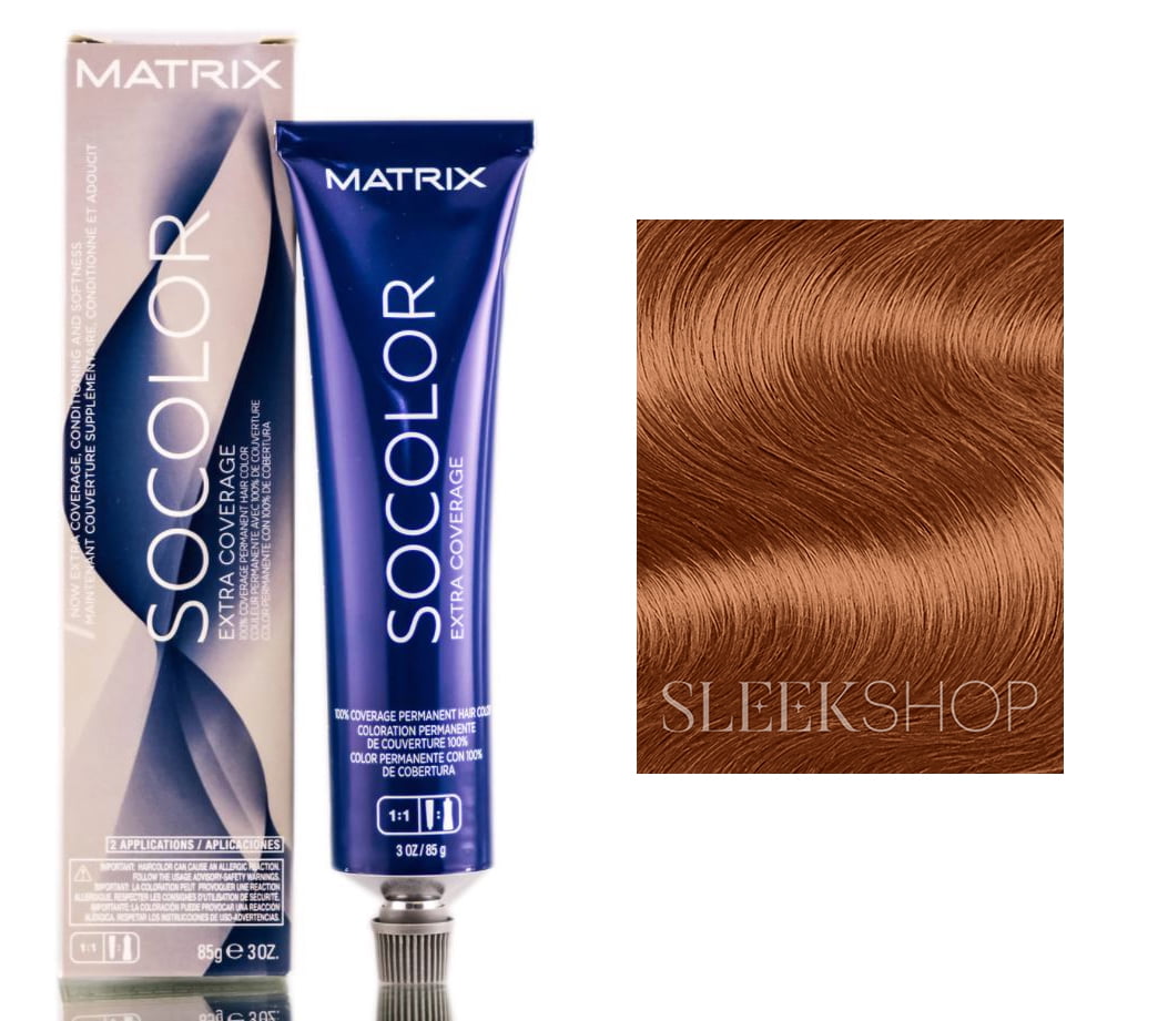 Matrix SoColor Extra Coverage 507C Dark Blonde Copper Hair Color