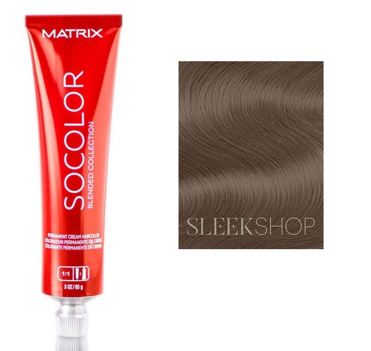 Matrix SoColor Permanent Blended Collection Cream Haircolor, 8AA ...