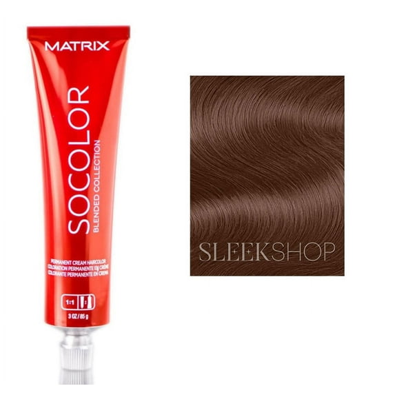 Matrix SoColor Permanent Blended Collection Cream Haircolor 6M Light Brown Mocha