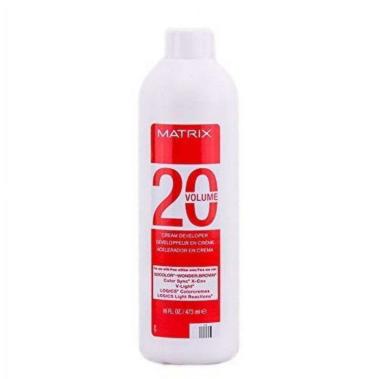 Matrix Solite 20 Volume Developer, 16 oz, Hydrogen Peroxide, Cream