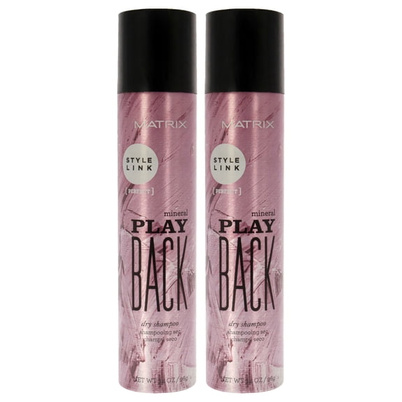 Matrix Style Link Mineral Play Back Dry Shampoo - Pack of 2 , 3.4 oz Dry Shampoo