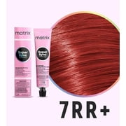 Matrix Super Sync Pre-Bonded Alkaline Demi-Permanent Hair Color 3 oz-7RR+ Red Red+