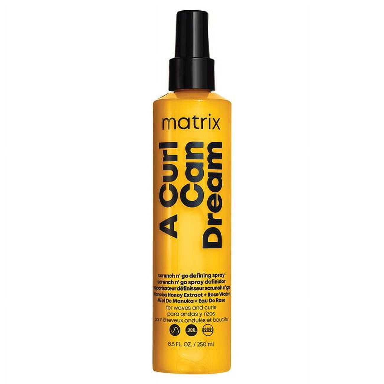 Matrix Total Results A Curl Can Dream Scrunch N' Go Defining Spray For Waves and Curls 8.5oz