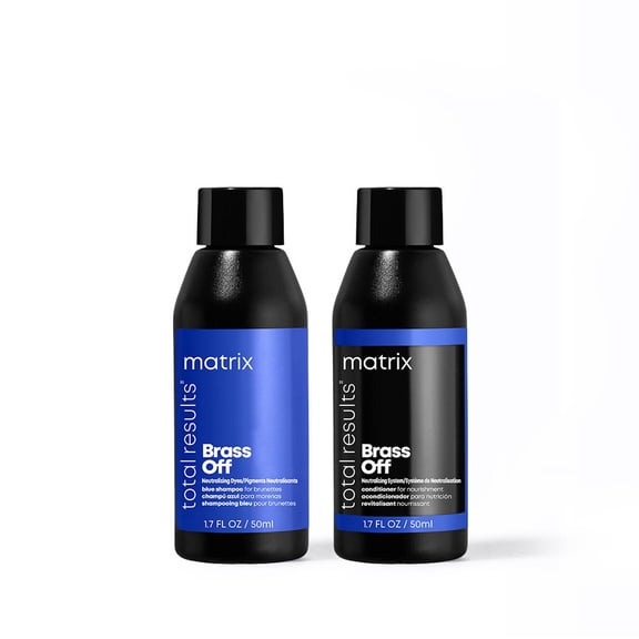 Matrix Total Results Brass Off Color Obsessed Shampoo & Conditioner Combo Set - 1.7 FL OZ.