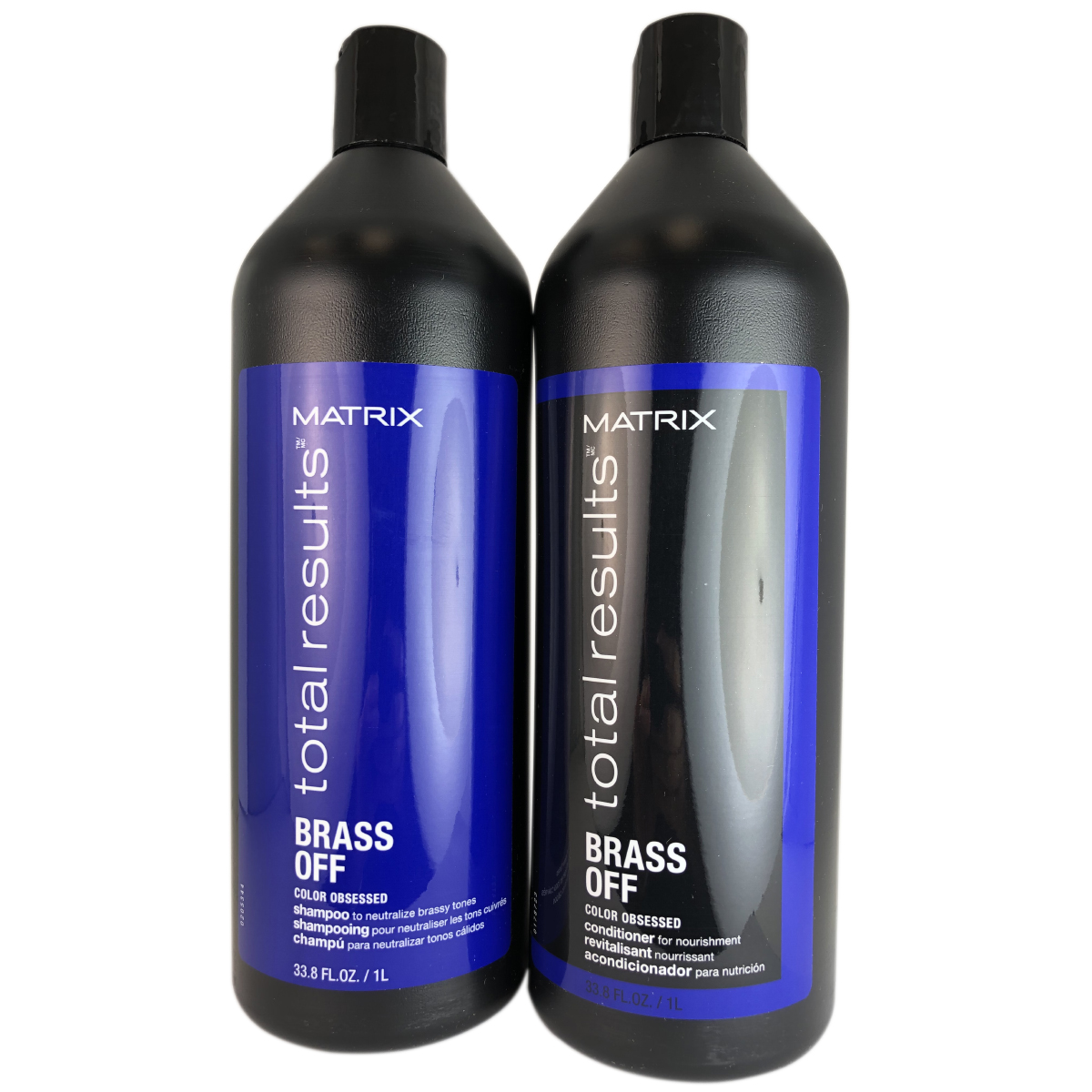 Matrix Total Results Brass Off Shampoo and Conditioner, 33.8 oz Ea - image 1 of 2