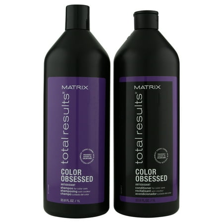 Matrix Total Results Color Obsessed Shampoo & Conditioner Liter