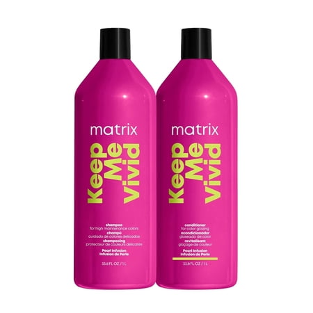 Matrix Total Results - KEEP ME VIVID Shampoo & Conditioner Set 33.8 OZ 1 Liter Each