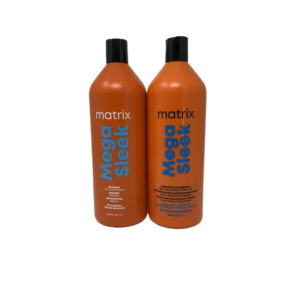 Matrix Total Results Mega Sleek Shampoo & Conditioner Liter Duo - 33.8 Oz.