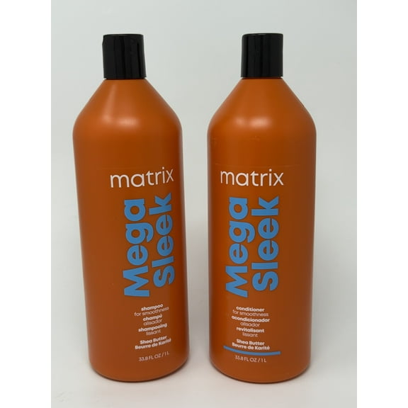 Matrix Total Results Mega Sleek Shampoo & Conditioner Liter Duo - 33.8 Oz.