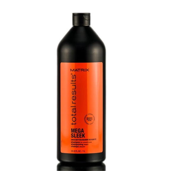 Matrix Total Results Mega Sleek Shea Butter Shampoo - 33 oz - Pack of 2 with Sleek Comb