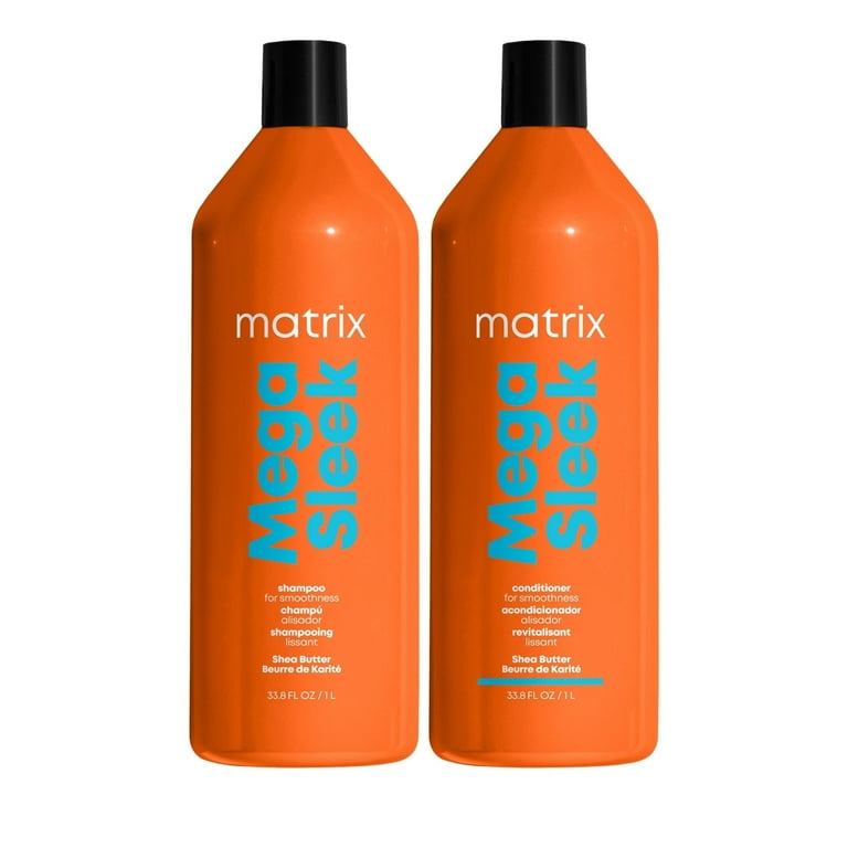 Matrix Total Results Mega Sleak Shea Shampoo and Conditioner SET