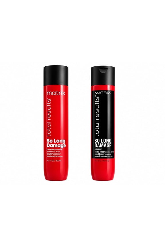 Matrix Total Results So Long Damage Shampoo and Conditioner 10.1oz Combo Set