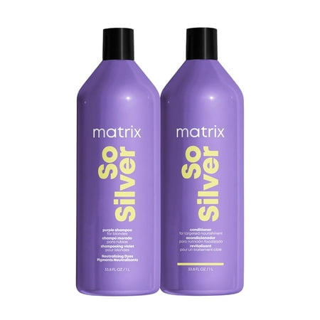 Matrix Total Results So Silver Shampoo & Conditioner 33.8 oz Set NEW PACK
