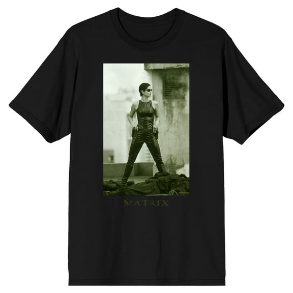 Matrix Trinity Character Men's Black T-Shirt-3XL