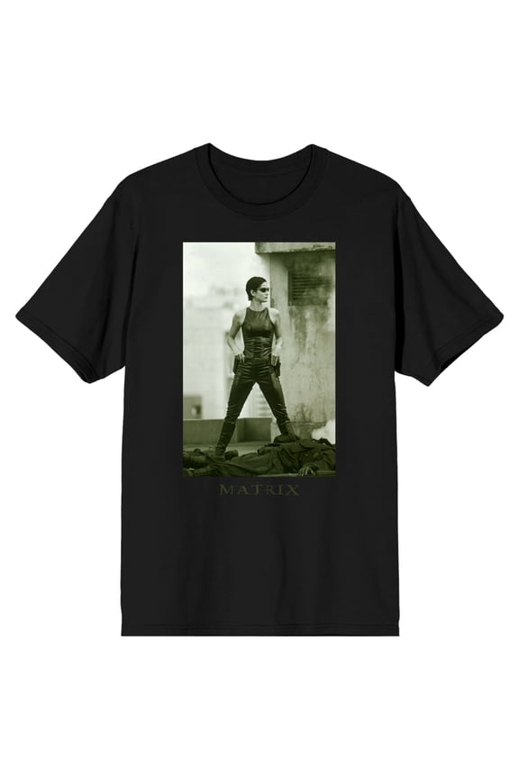 Matrix Trinity Character Men's Black T-Shirt-XXL