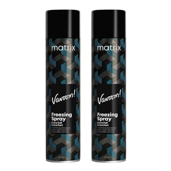 Matrix Vavoom Freezing Spray Extra Full, Super Fast-Drying, Clean-Feeling Spray Shapes - 14.9 FL. OZ - 2 Pack