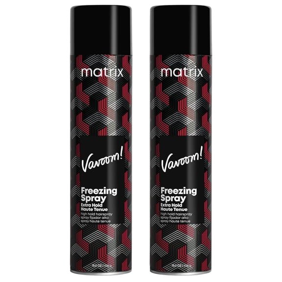 Matrix Vavoom Freezing Spray Extra Full, Super Fast-Drying, Clean-Feeling Spray Shapes - 15 FL. OZ - 2 Pack