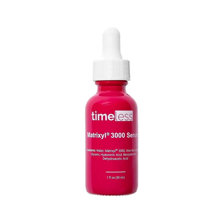 Timeless Skin Care Matrixyl 3000 Serum - Personal Care Face Serum Supports Hydration - with Hyaluronic Acid - Fragrance-Free - for Skin Care