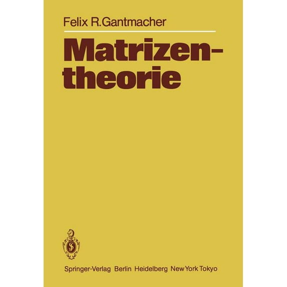 Matrizentheorie, (Paperback)