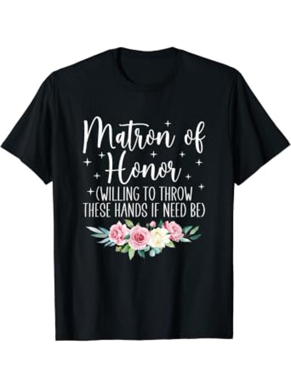 Matron Of Honor Wedding T-Shirt