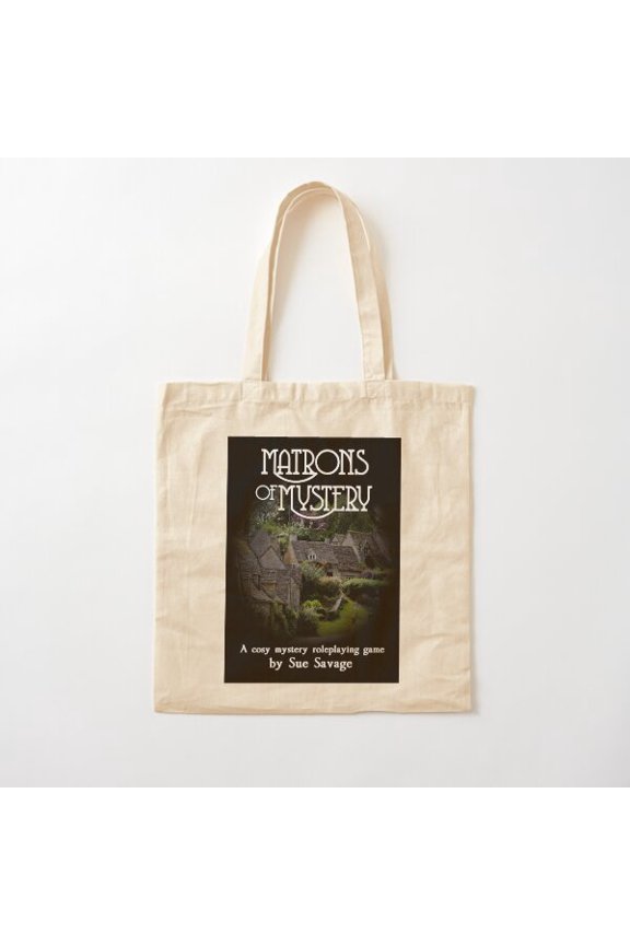 Matrons Of Mystery Cover Art Canvas Tote Bags, Reusable Shopping Bag