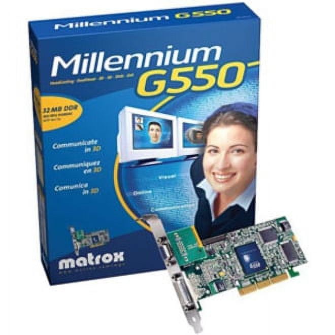 Matrox Millennium G550 Graphics Card
