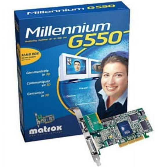 Matrox Millennium G550 Graphics Card