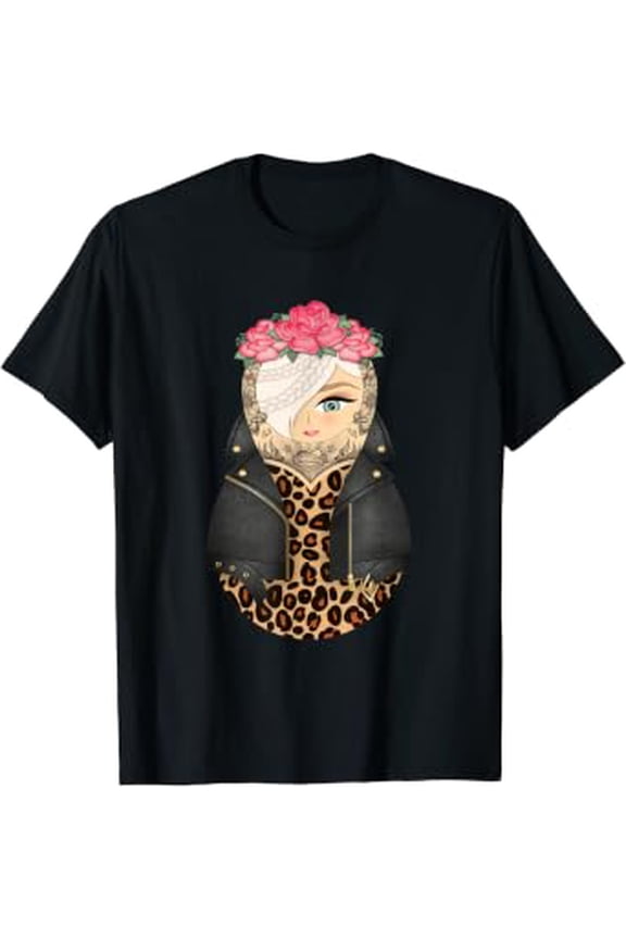 Matryoshka Rosa / BohoChic / Bohemian / Rockabilly T-Shirt