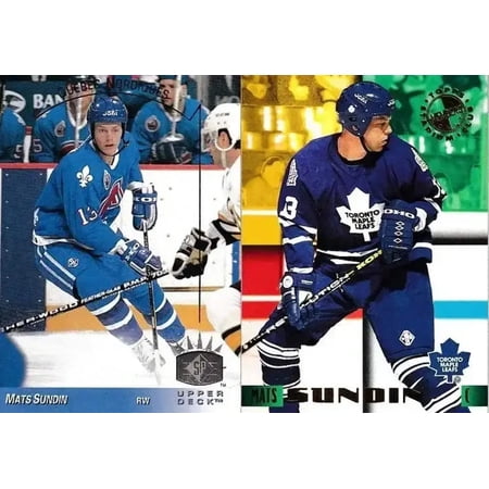 Mats Sundin 1993-94 SP and 1995 Stadium Club Members Only NHL Hockey cards