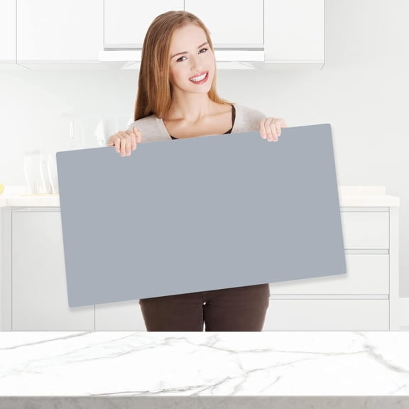 Mats for Kitchen Counter,  Mat Kitchen Counter Mat  Countertop Protector Mat, Nonslip  Mats for Crafts,  Placemat, 23 1/2 x 15 1/2 x 0.04" Grey