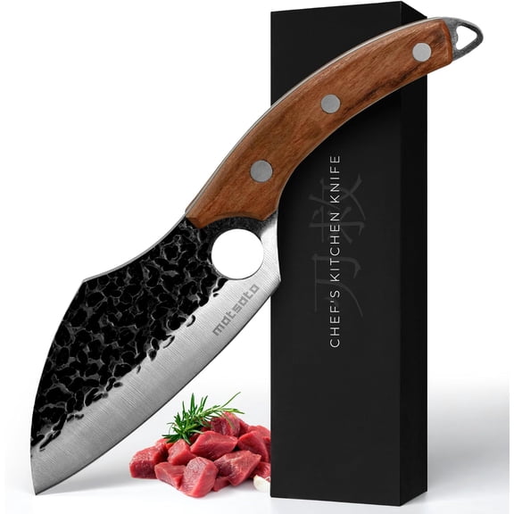 Matsato Chef Knife, Kitchen Japanese Steel Chefs Knife, Meat & Vegetables Cooking And Chopping Chef Knives, Kitchen Gifts 4.53 Inches Blade