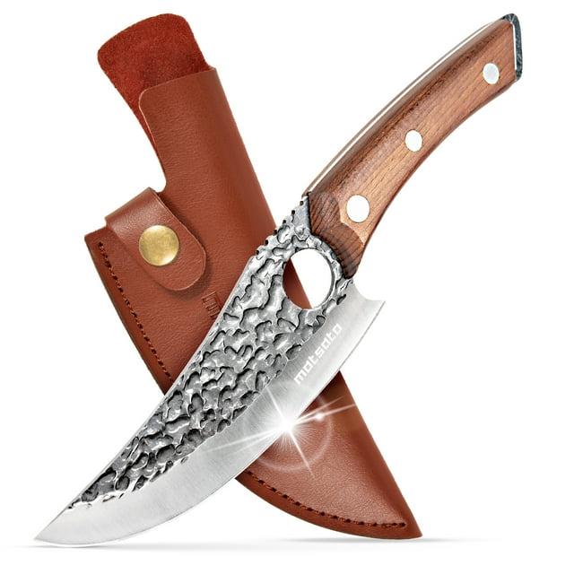 Matsato Chef Knife Perfect Kitchen Knife. Japanese Knife For Cooking Matsato®| Perfect Kitchen Knife & Premium Leather Sheath. Japanese Chef