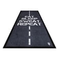 thumbnail image 1 of Matsmiths Eat Sleep Sweat Repeat Cycle Exercise Mat Large in Gray, 1 of 3